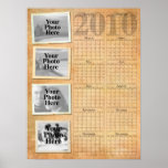 Old-Style Photo Borders 2010 Poster Calendar