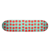 Old styled Polka dots Skateboard