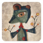 Old Teddy Bear and poppy Sticker
