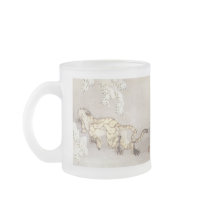Old Tiger in the Snow, Hokusai, 1849 Mugs, Steins