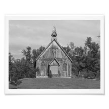 Old Time Religion B&W Photo Print