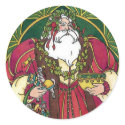 Old Time Santa stickers