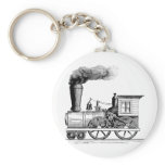 Old Time Steam Locomotive keychains