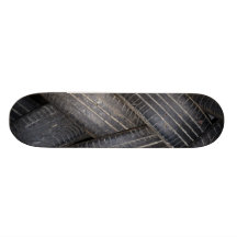 Old Tires for Recycling Custom Skate Board