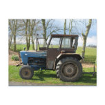 Old Tractor Postcard