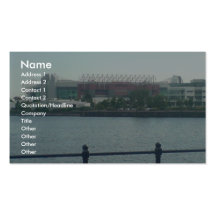 Old Trafford Theatre Of Dreams. Home Of Manchester Business Card Template