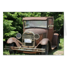 Old Truck Photography Card