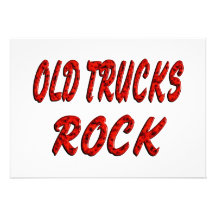 OLD TRUCKS ROCK INVITES