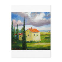 Old Tuscany Farmhouse Postcard
