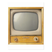 Old TV Post Card