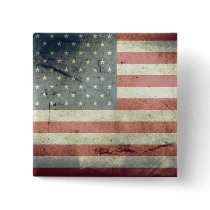 Old US Flag Button