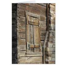 Old Utah Cabin II Card