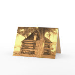Old Utah Cabin Sepia cards