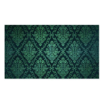 Old Victorian Roses Pattern, blue Business Card Templates