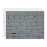 Old white brick wall invitations