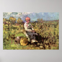 Old Woman From Dispenser By Grigorescu Nicolae Posters