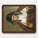 Old Woman Reading,  By Rembrandt Harmensz. Van Mouse Pad