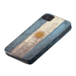 Old Wooden Argentina Flag Iphone 4 Case-mate Cases