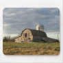 Old wooden crumbling barn mouse pad
