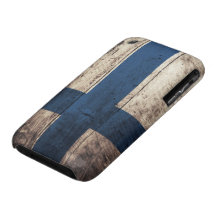 Old Wooden Finland Flag iPhone 3 Case-Mate Cases