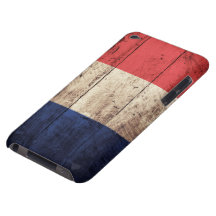 Old Wooden France Flag iPod Touch Covers