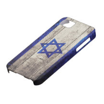 Old Wooden Israel Flag iPhone 5 Cases