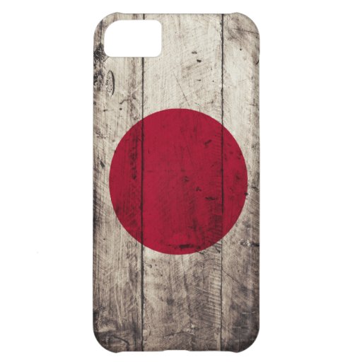Old Wooden Japan Flag iPhone 5C Covers