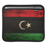 Old Wooden Libya Flag iPad Sleeves
