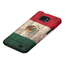 Old Wooden Mexico Flag Samsung Galaxy Cover