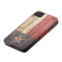 Old Wooden Texas Flag; iPhone 4 Covers