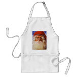 Old World Father Christmas Santa Claus Portrait aprons