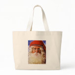 Old World Father Christmas Santa Claus Portrait bags