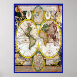 Old world map 2 posters