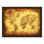 Old World Map Art Print photography