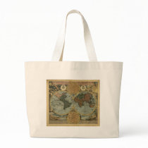 Old World Map Gifts Canvas Bag