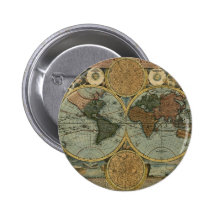 Old World Map Gifts Button