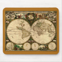 Old World Map Mousepad