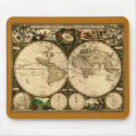 Old World Map Mousepad