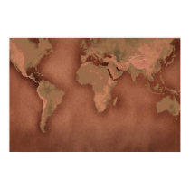 old world map posters