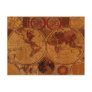 OLD WORLD MAP TRAVEL OFFICE INVITATION POSTCARDS