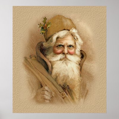 Old World Santa 2 Poster by Memory_Lane