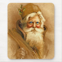 Old World Santa Claus, Vintage Victorian St. Nick Mousepad