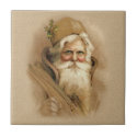 Old World Santa  in Brown tiles