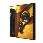 OLD YELLOW CAR CANVAS PRINTS