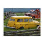 Old Yellow Car postcards
