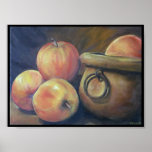 'Olde Apple Pot' Apples oil painting posters