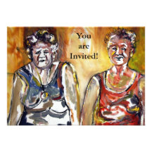 Older Bolder Ladies Invitation