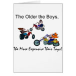 Older Boys = ExpensiveToys Cards