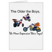 Older Boys = ExpensiveToys Cards