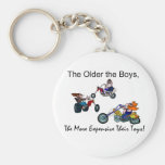 Older the Boys The More Expensive Toys Key Chains